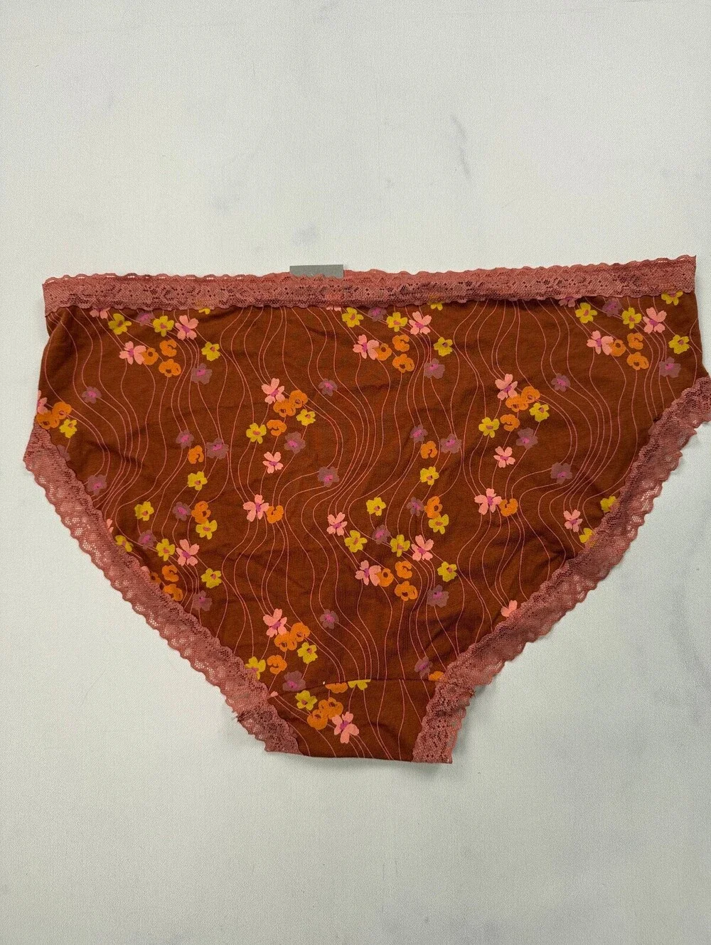 Auden Floral Hipster Rust Vintage Printed - Womens 1X